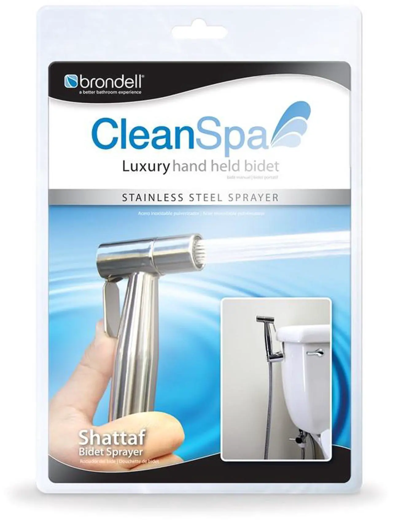 Alt view image 5 of 10 - Brondell CleanSpa Luxury Hand Held Bidet