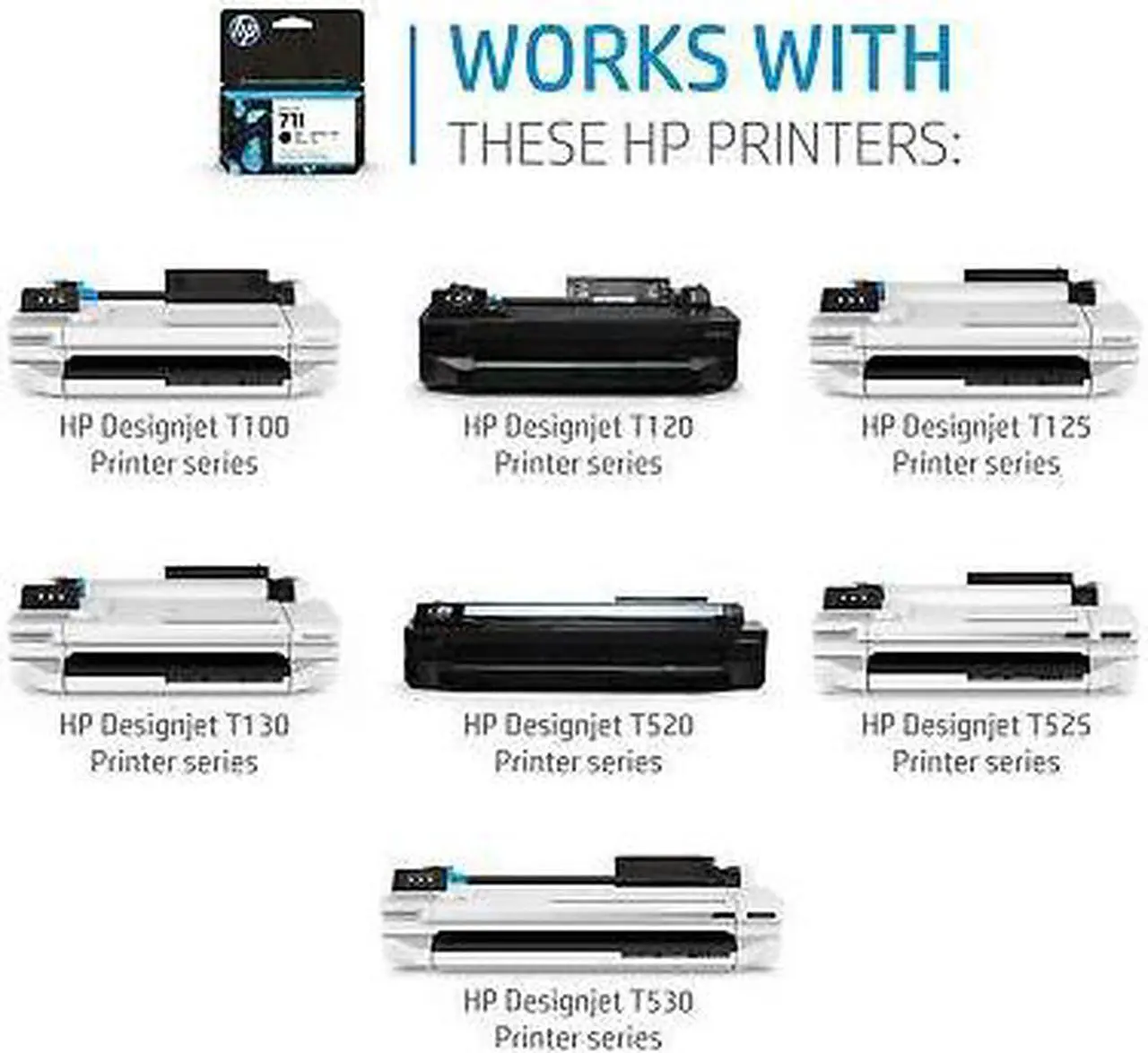 Alt view image 2 of 2 - HP 711 DesignJet Printhead Replacement Kit, C1Q10A