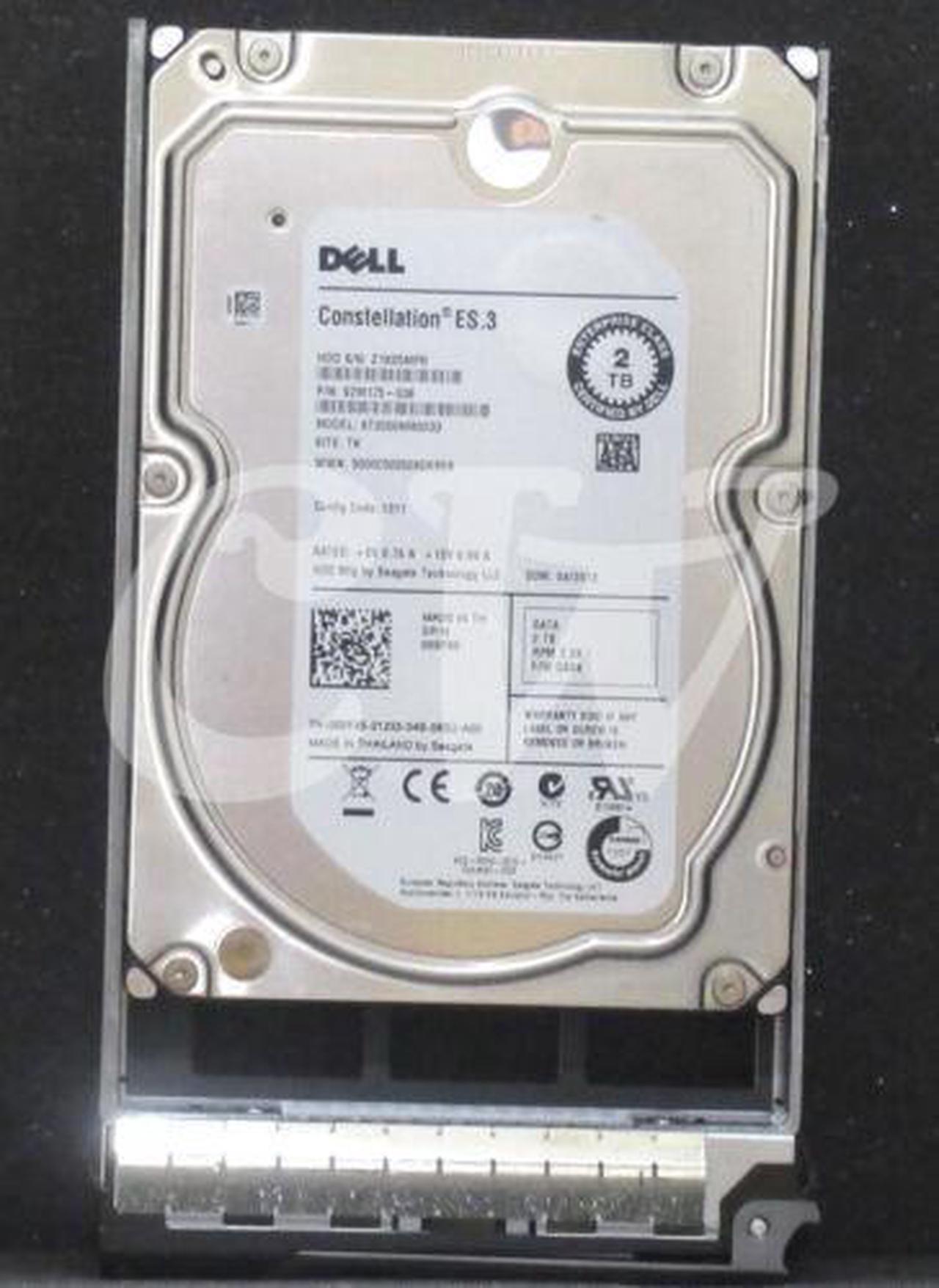Main image of 55FX5 055FX5 DELL 2TB 7200RPM 6Gbps LFF 3.5" SATA SERVER HDD HARD DRIVE