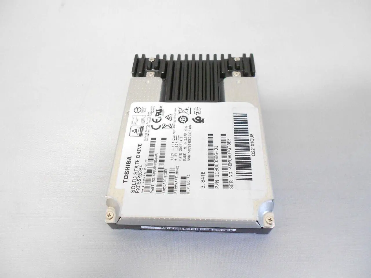 Main image of (NOT FOR HOME PC!) Toshiba PX05SRB384 3.84TB SSD SAS 2.5" 12Gbps Server Hard Drive Dell HP MLC 4TB