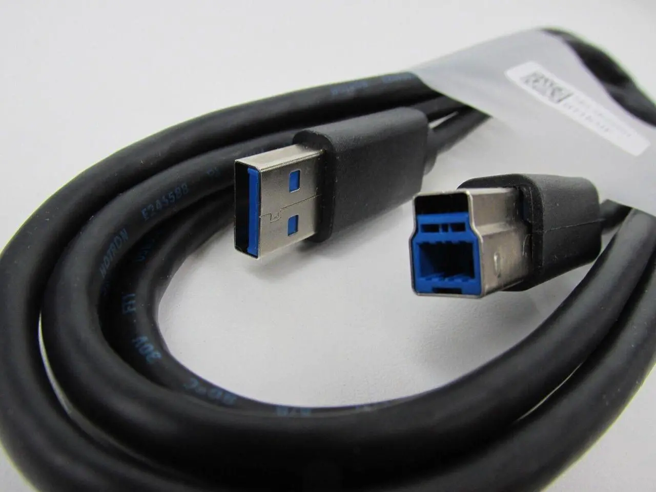 Alt view image 6 of 7 - Lot of (5) Dell 6ft USB 3.0 SuperSpeed Type A to Type B Male Printer Cable