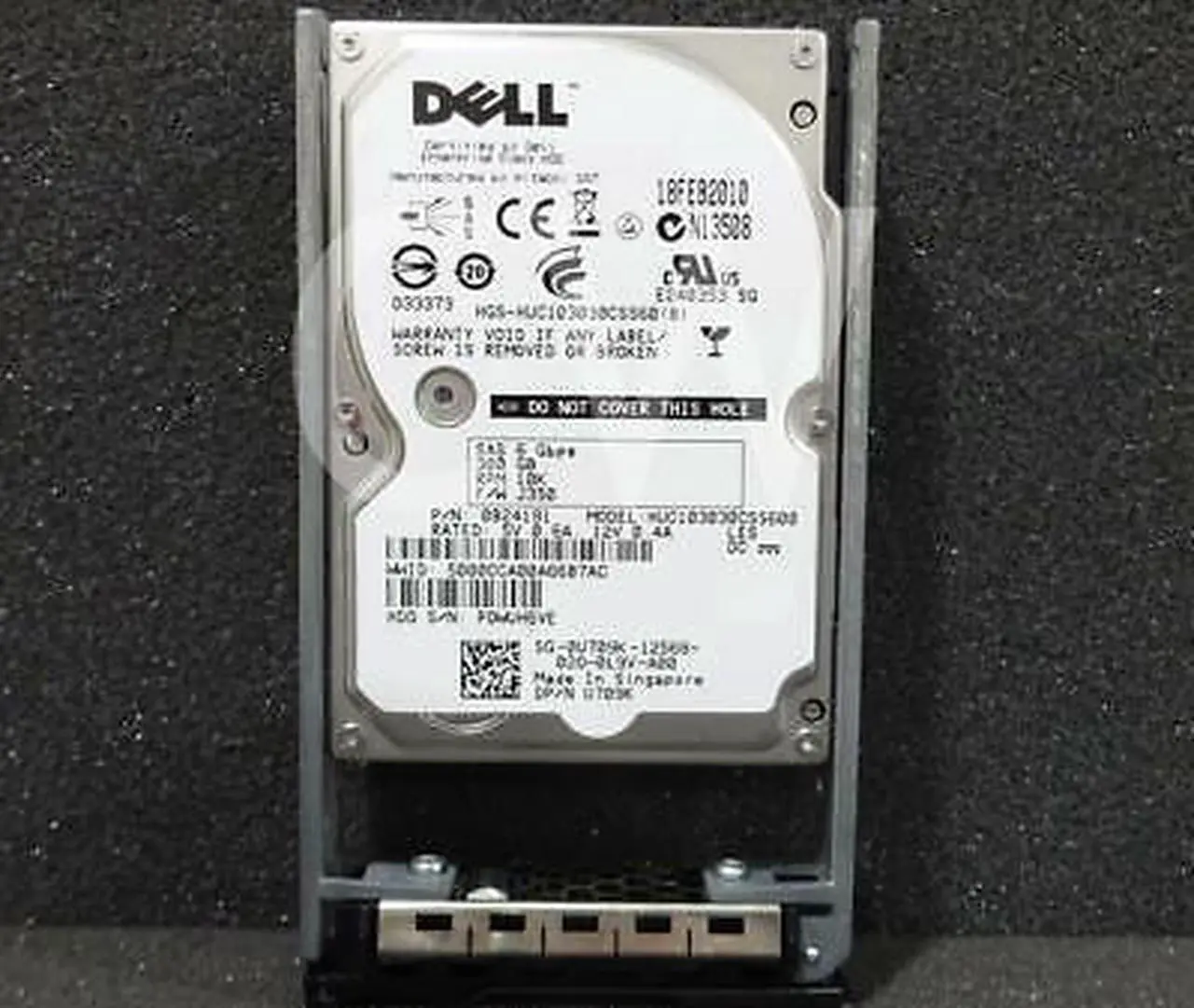 Main image of (NOT FOR HOME PC!) U709K 0U709K Dell ENTERPRISE 300GB 10K RPM 6Gb/s 2.5" SAS SERVER HDD Hard Drive