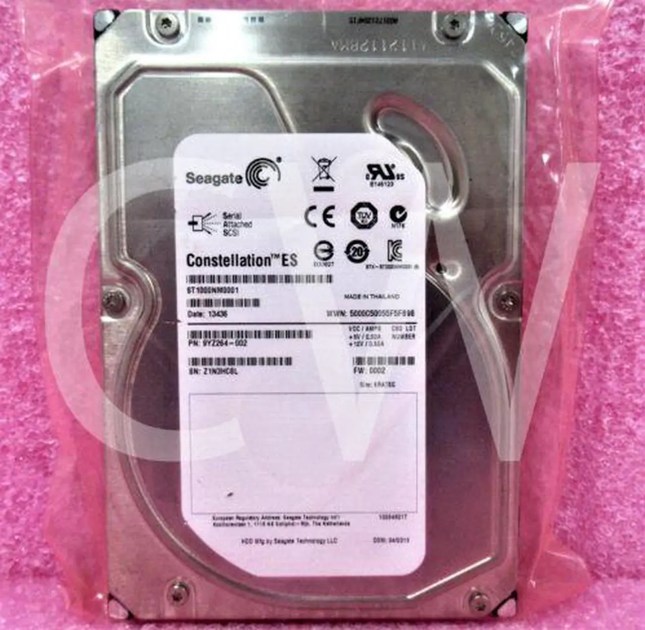 Main image of (NOT FOR HOME PC!) ST1000NM0001 Seagate 1TB 7.2K RPM 6Gb/s 3.5" SAS HDD Hard Drive (ST1000NM0001)