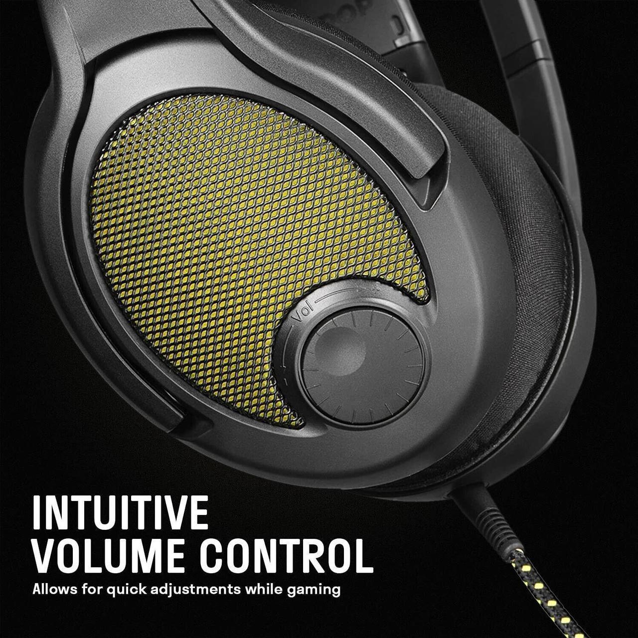 Alt view image 2 of 6 - DROP + EPOS PC38X Gaming Headset Noise-Cancelling Microphone, Yellow - OEM