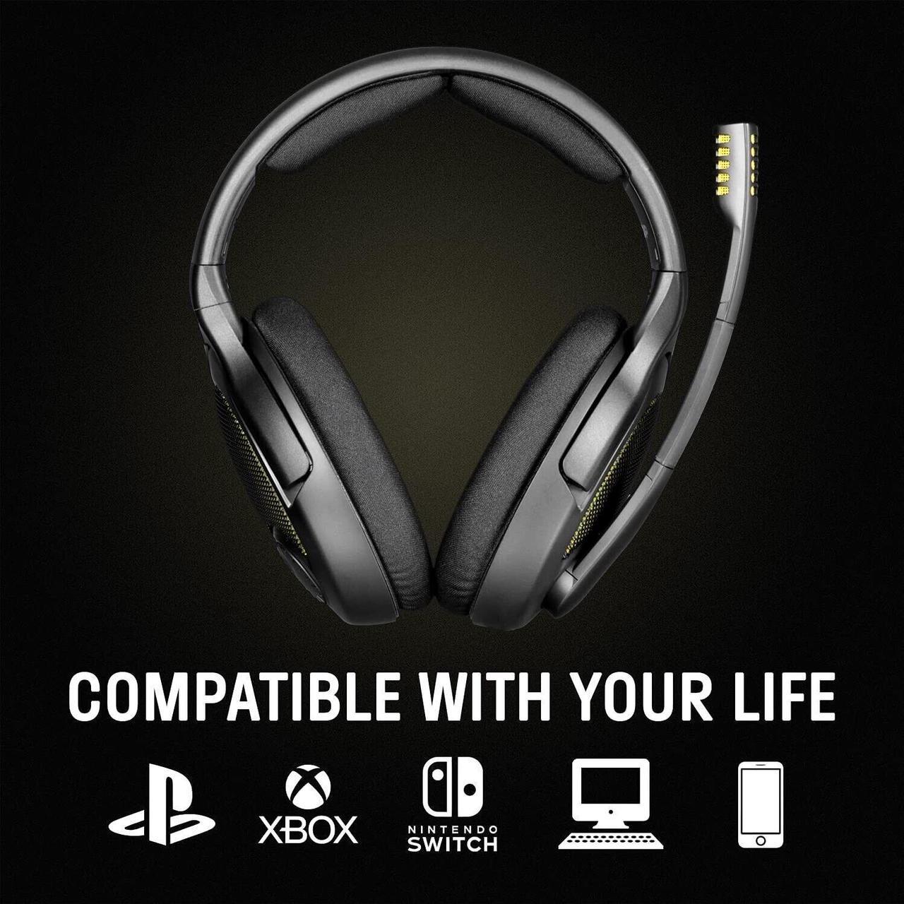 Alt view image 6 of 6 - DROP + EPOS PC38X Gaming Headset Noise-Cancelling Microphone, Yellow - OEM