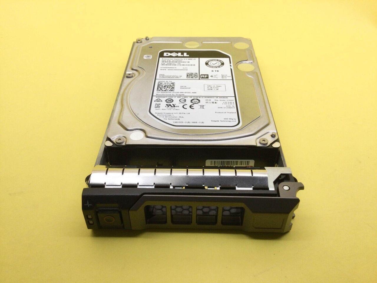 Alt view image 2 of 4 - (NOT FOR HOME PC!) GKWHP DELL 8TB 7.2K RPM SAS 12Gbps 3.5in ENT 512e HDD 0GKWHP ST8000NM0075