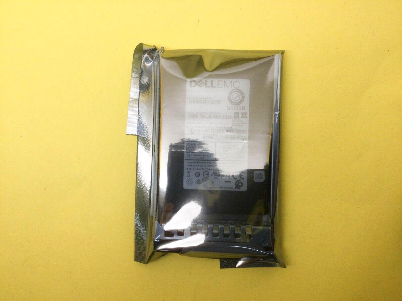 Alt view image 3 of 3 - XMWMK Dell 960GB SATA 6Gbps Mix Use 2.5'' 512e SSD MTFDDAK960TDT w/ Gen 14th