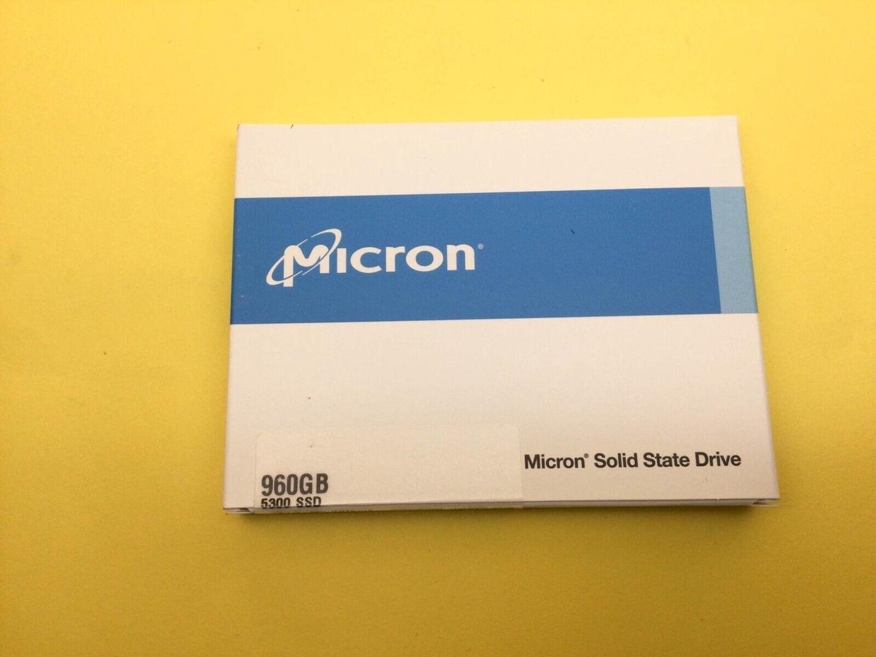Main image of Micron 5300 MAX 960GB SATA 6Gb/s 2.5'' Internal SSD MTFDDAK960TDT New Sealed - OEM