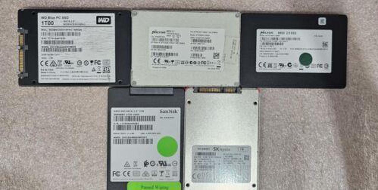 Alt view image 2 of 2 - MIXED LOT OF 2 1TB 2.5" SATA SSD Solid State Drive