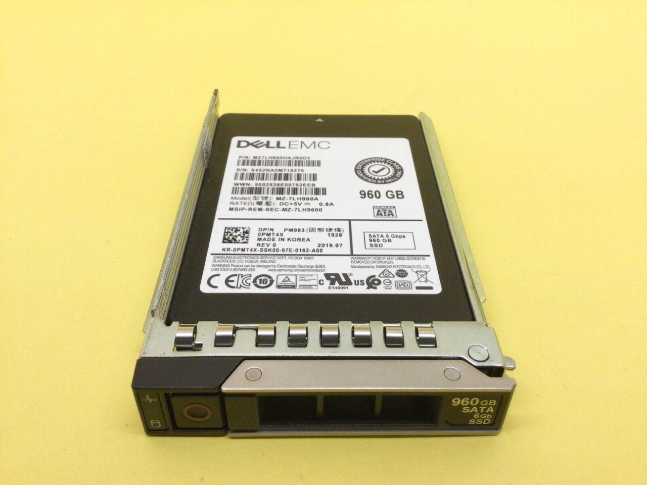 Alt view image 2 of 3 - PMT4X DELL 960GB SATA 6Gb/s Read Intensive 2.5'' SSD 0PMT4X MZ-7LH960A