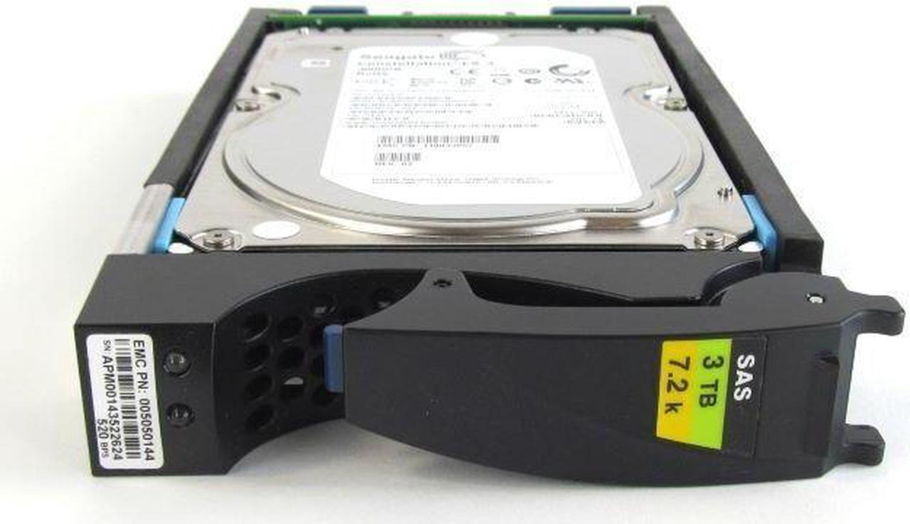 Main image of (NOT FOR HOME PC!) EMC VNX Storage 3TB 7.2K 3.5" SAS Hard Drive 005050144 V3-VS07-030 V4-VS07-030