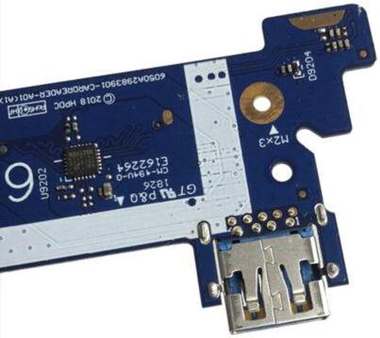 Alt view image 5 of 5 - For HP 14-CK USB Card Reader Board 6050A2983901 L23186-001 USA