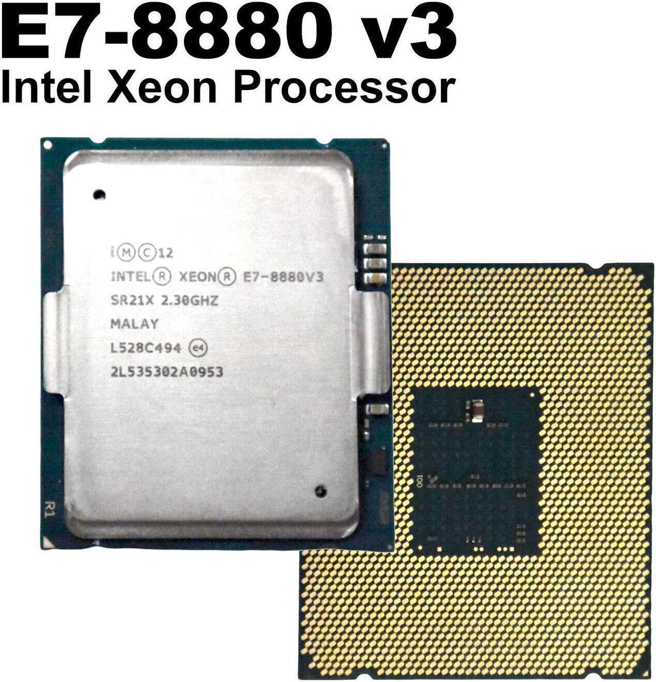 Alt view image 2 of 4 - Lot of 4 Intel Xeon E7-8880v3 2.30GHz Cache 18 CPU Processor LGA2011-1 SR21X