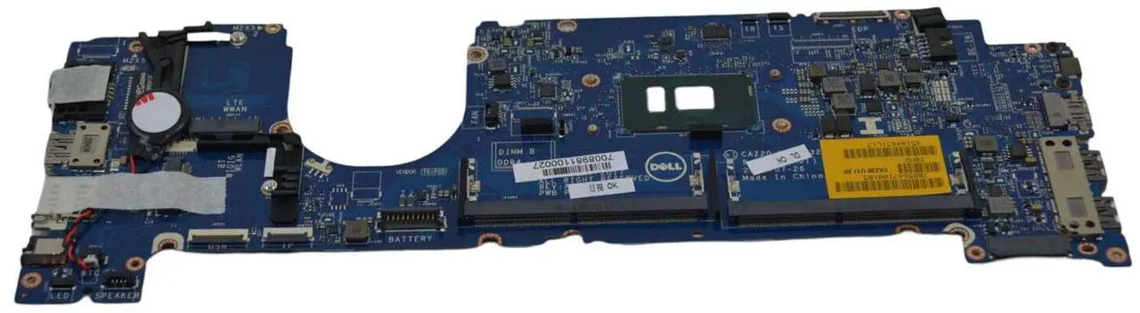 Alt view image 7 of 7 - Genuine Dell Latitude 7480 Motherboard i5-7300U 2.6GHz DDR4 LA-E132P MWGPY