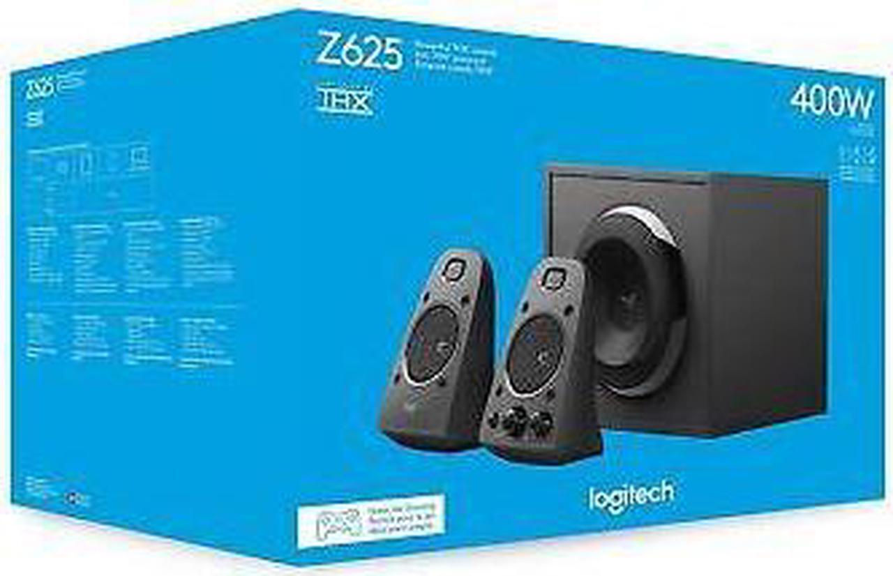 Alt view image 6 of 6 - Logitech Z625 Speaker System with Subwoofer and Optical Input