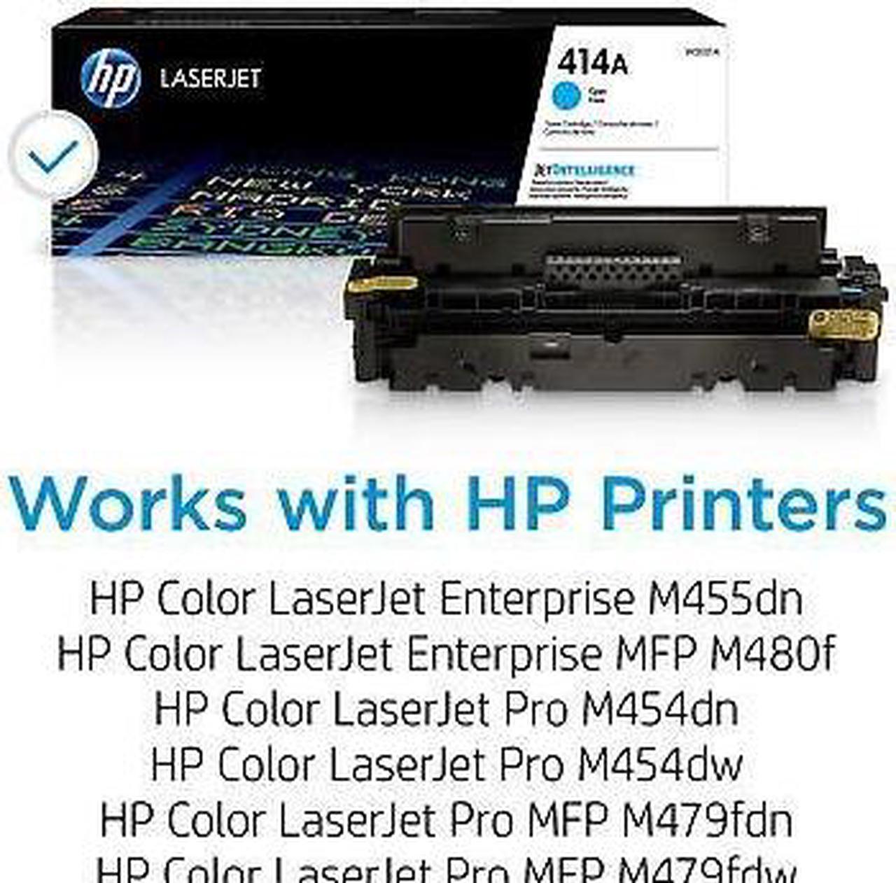 Alt view image 3 of 7 - HP 414A Cyan Original LaserJet Toner Cartridge, ~2,100 pages, W2021A