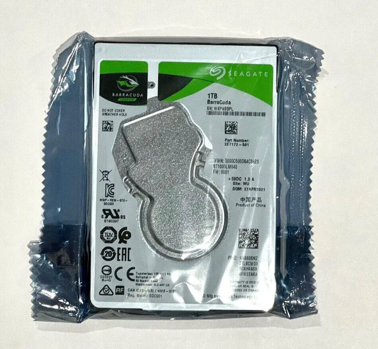 Main image of BRAND SEAGATE ST1000LM048 1 TB 128MB 6Gb/s SATA 2.5" LAPTOP HDD HARD DRIVE