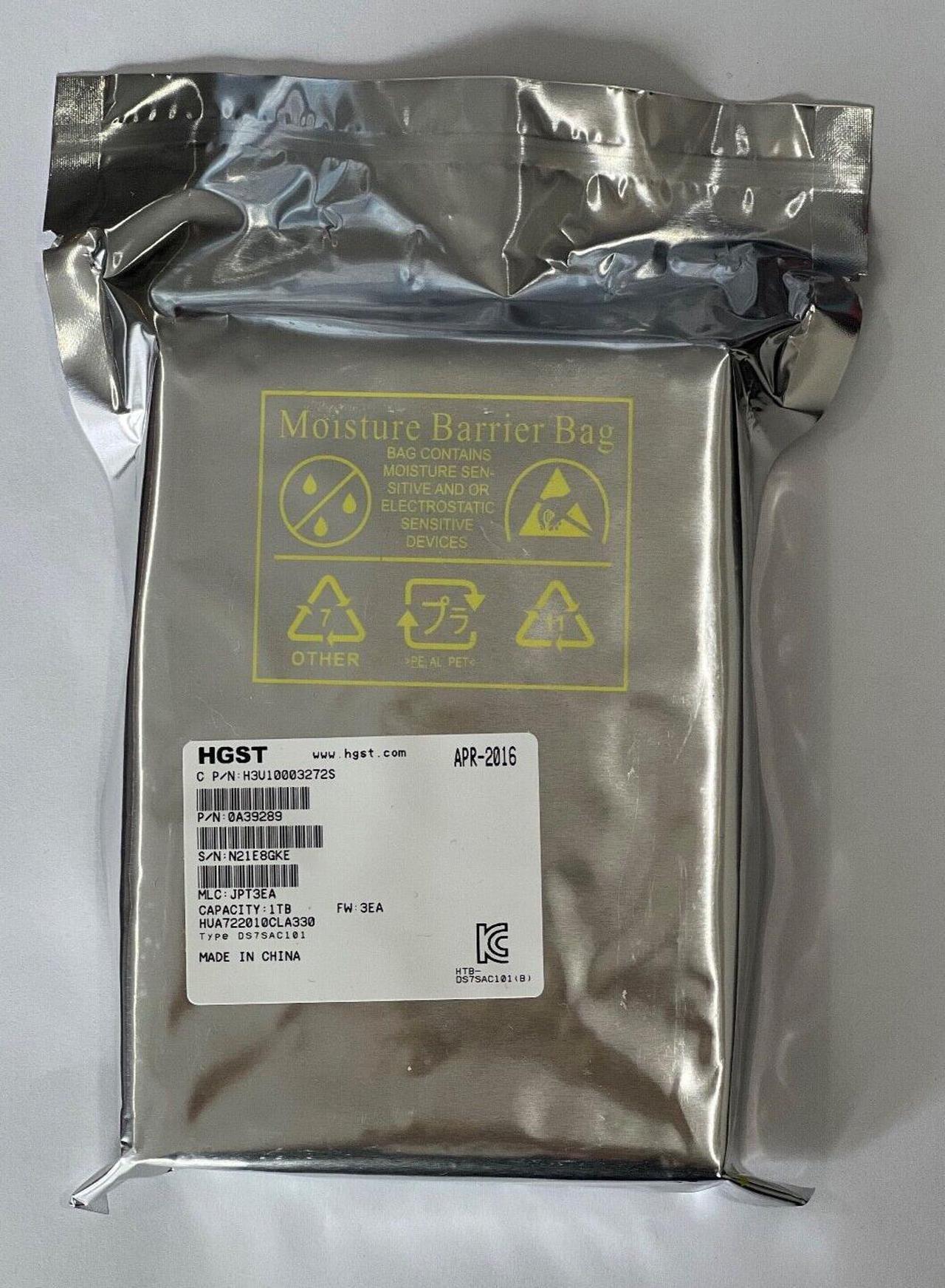 Main image of BRAND HITACHI HUA722010CLA330 1 TB 3.5 IN HGST 7200 RPM SATA II HARD DRIVE