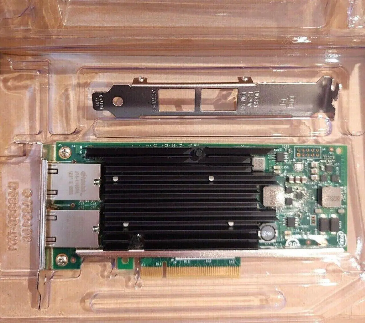 Main image of X540T2BLK ORIGINAL INTEL 10Gb X540-T2 DUAL PORT NIC NETWORK ADAPTER X540T2BLK