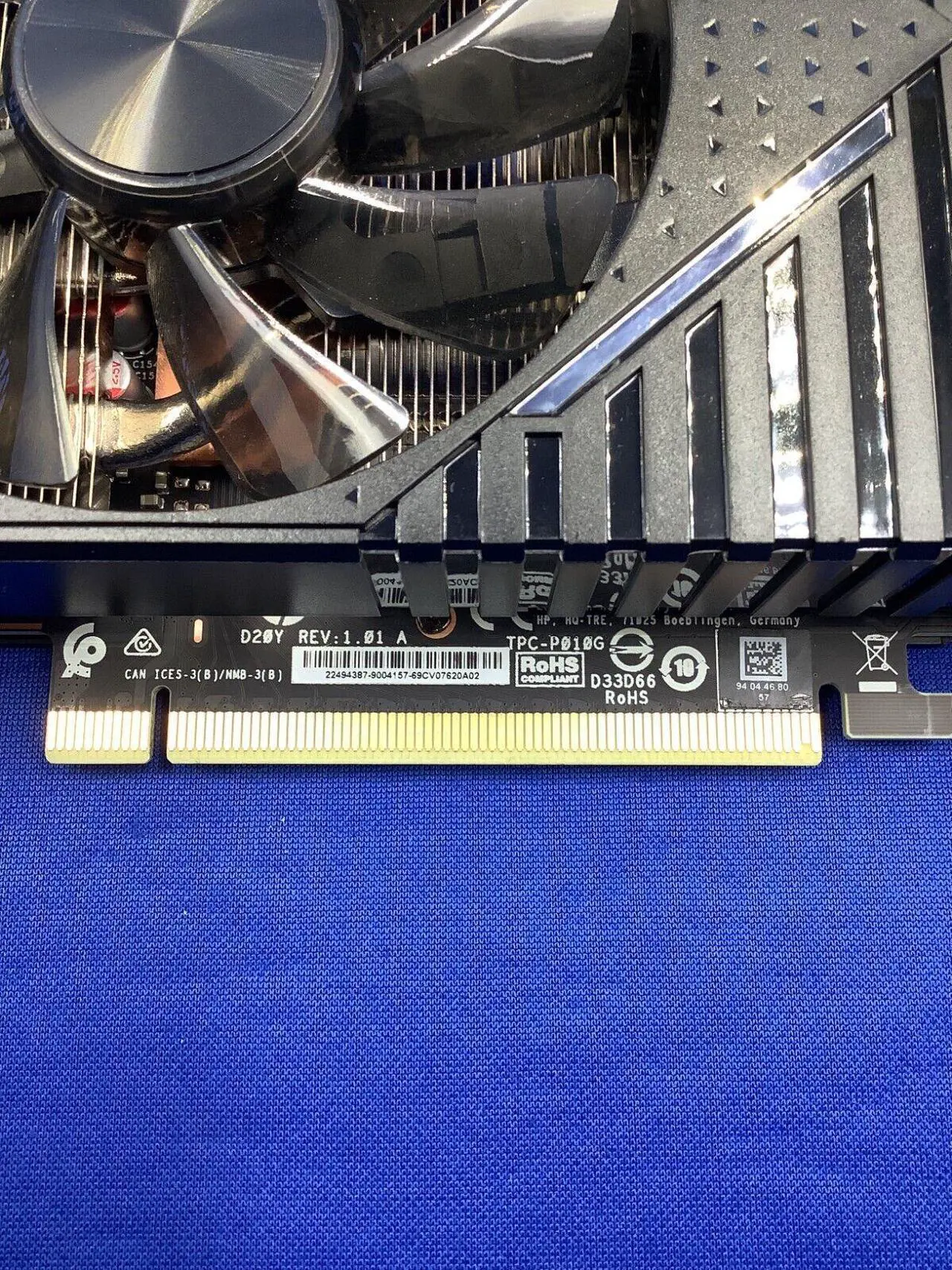 Alt view image 2 of 7 - HP NVIDIA RTX 3070 8GB GDDR6 GRAPHICS CARD HP Omen M27699-003