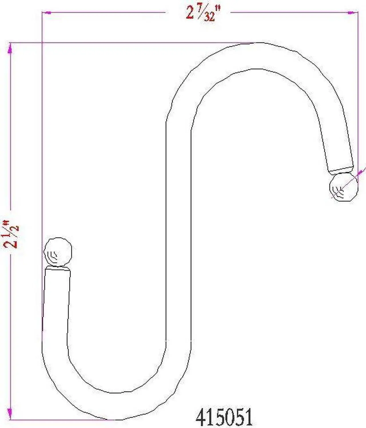Alt view image 2 of 2 - 300 pieces Chrome Plated "S" Shape Type Hanger Hook Heavy Duty Utility Hooks