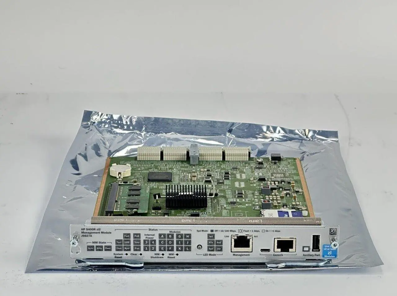 Main image of Lot of 2 Aruba HP HPE 5400R ZL2 Management Module 4GB RAM 1GB SD 5406R 5412R zl