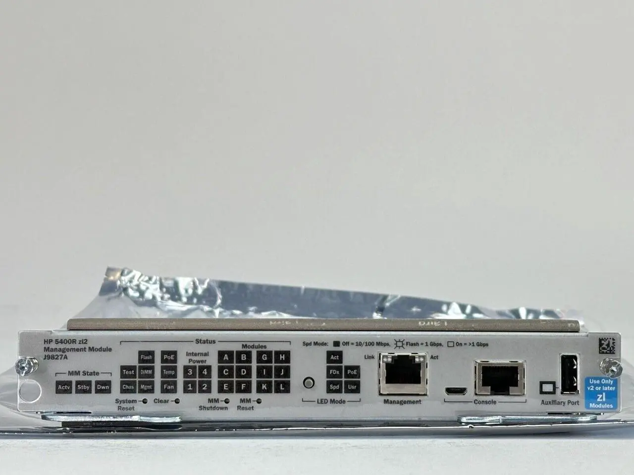 Alt view image 2 of 7 - Lot of 2 Aruba HP HPE 5400R ZL2 Management Module 4GB RAM 1GB SD 5406R 5412R zl