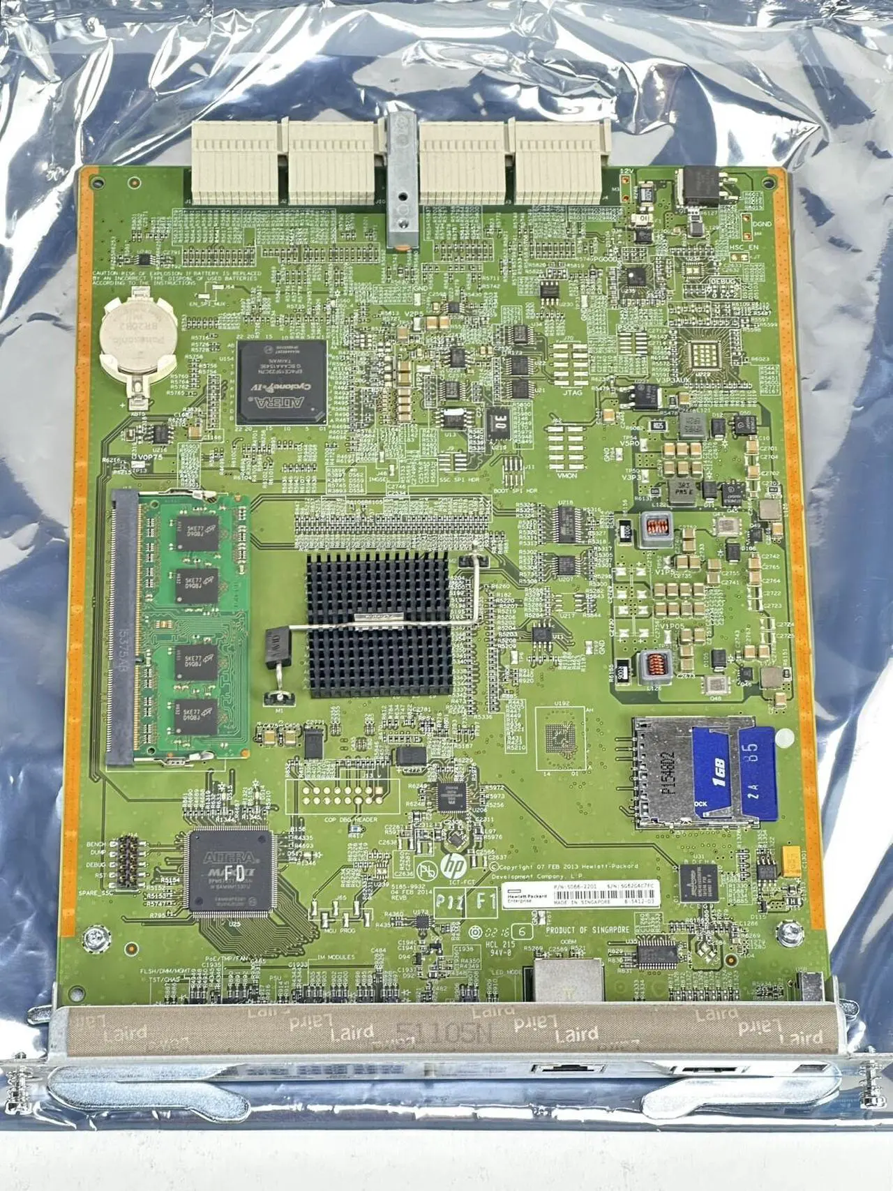 Alt view image 6 of 7 - Lot of 2 Aruba HP HPE 5400R ZL2 Management Module 4GB RAM 1GB SD 5406R 5412R zl