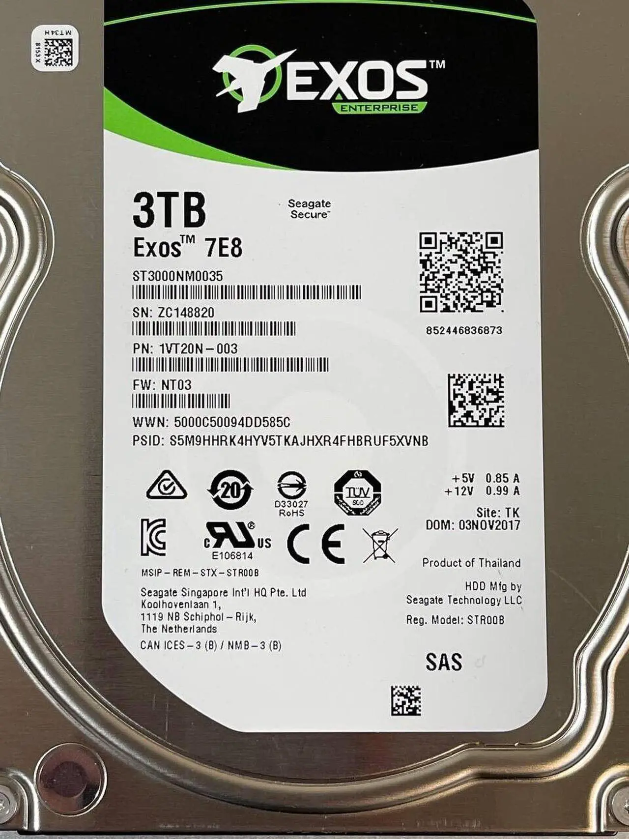 Alt view image 6 of 7 - (NOT FOR HOME PC!) Lot of 20 Seagate Hard Drive 3TB 7200RPM 128MB SAS 12Gb/s 3.5 ST3000NM0035 HDD