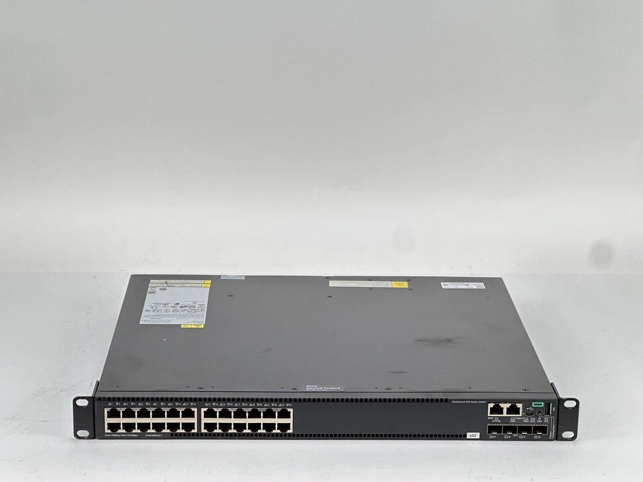 Main image of HPE FlexNetwork 5130 24G 4xSFP+ 1-Slot HI 24x Gigabit 4x 10GbE No Fans No PSU L3