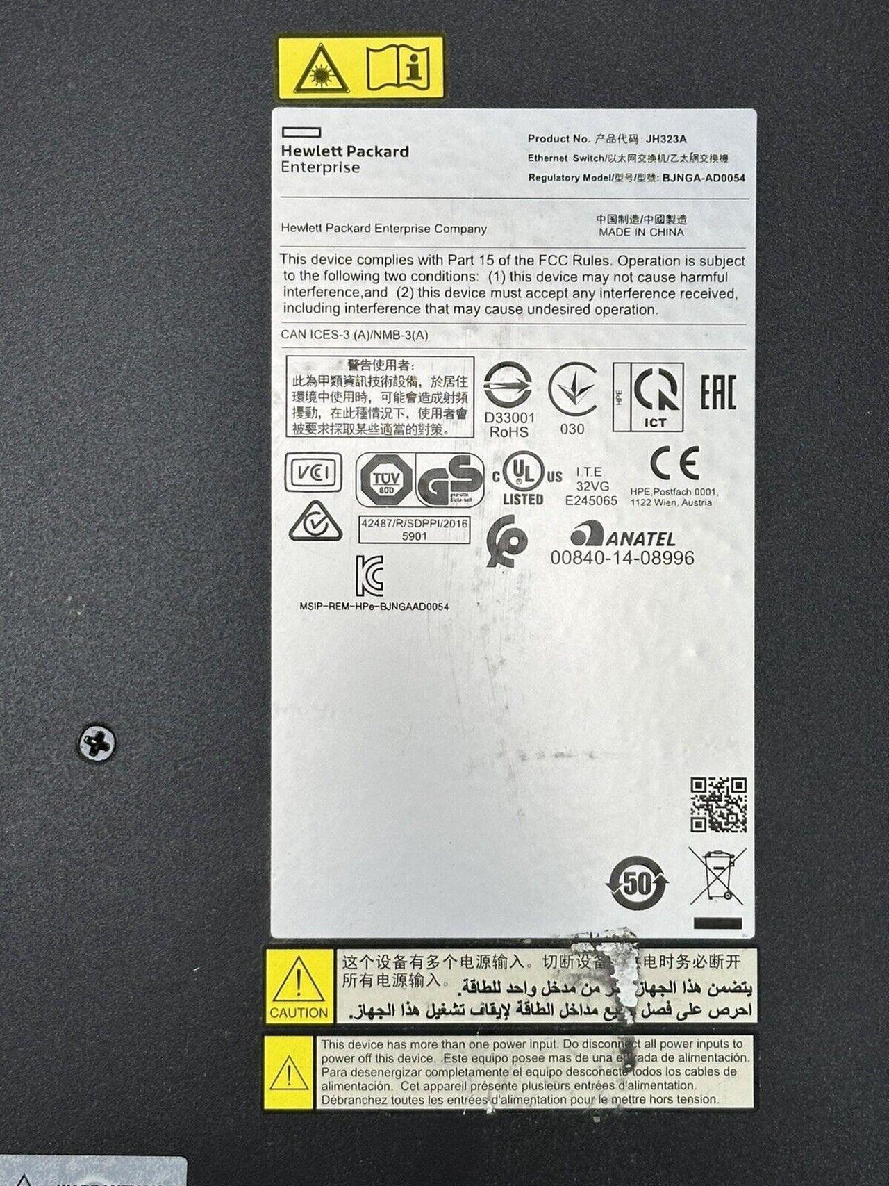 Alt view image 5 of 6 - HPE FlexNetwork 5130 24G 4xSFP+ 1-Slot HI 24x Gigabit 4x 10GbE No Fans No PSU L3