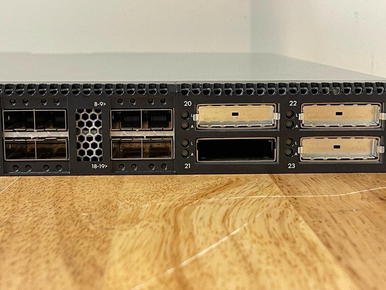 Alt view image 5 of 7 - HP StorageWorks SN6000 Stackable 8Gb Fibre Channel Switch 20x SFP 4x XPAK No PSU