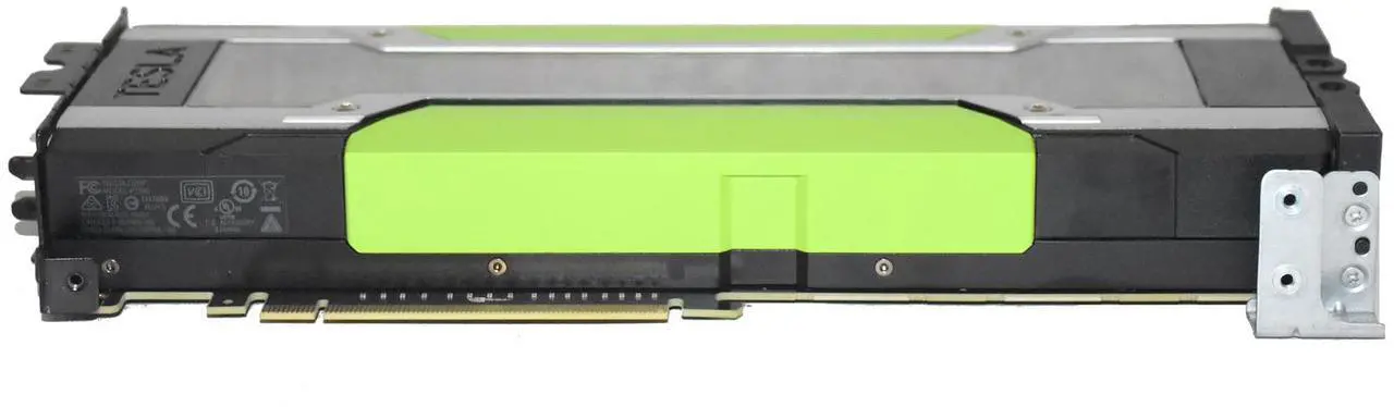 Alt view image 2 of 4 - Nvidia Tesla K80 24GB GDDR5 Server GPU Graphics Accelerator with Black Bracket
