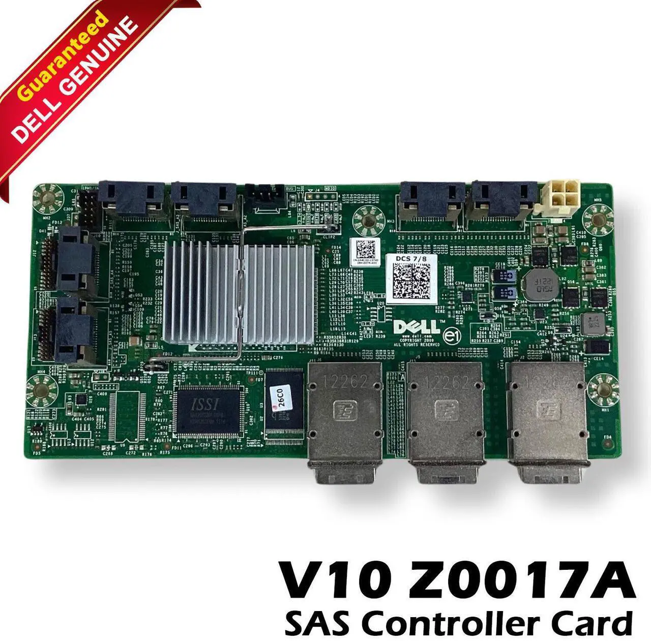 Main image of (NOT FOR HOME PC!) Dell PERC V10 Z0017A SAS-SATA RAID Controller Card No Bracket N4C2D 5R10N