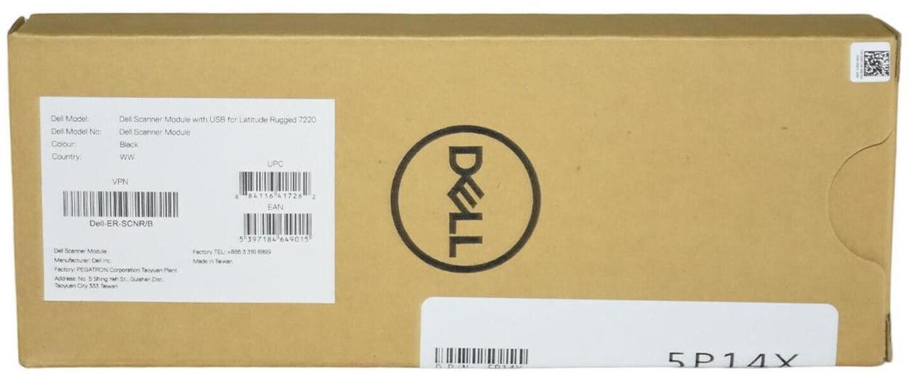 Alt view image 3 of 6 - Dell Latitude Rugged 7220 7212 Extreme Tablet Barcode Scanner with USB 5P14X