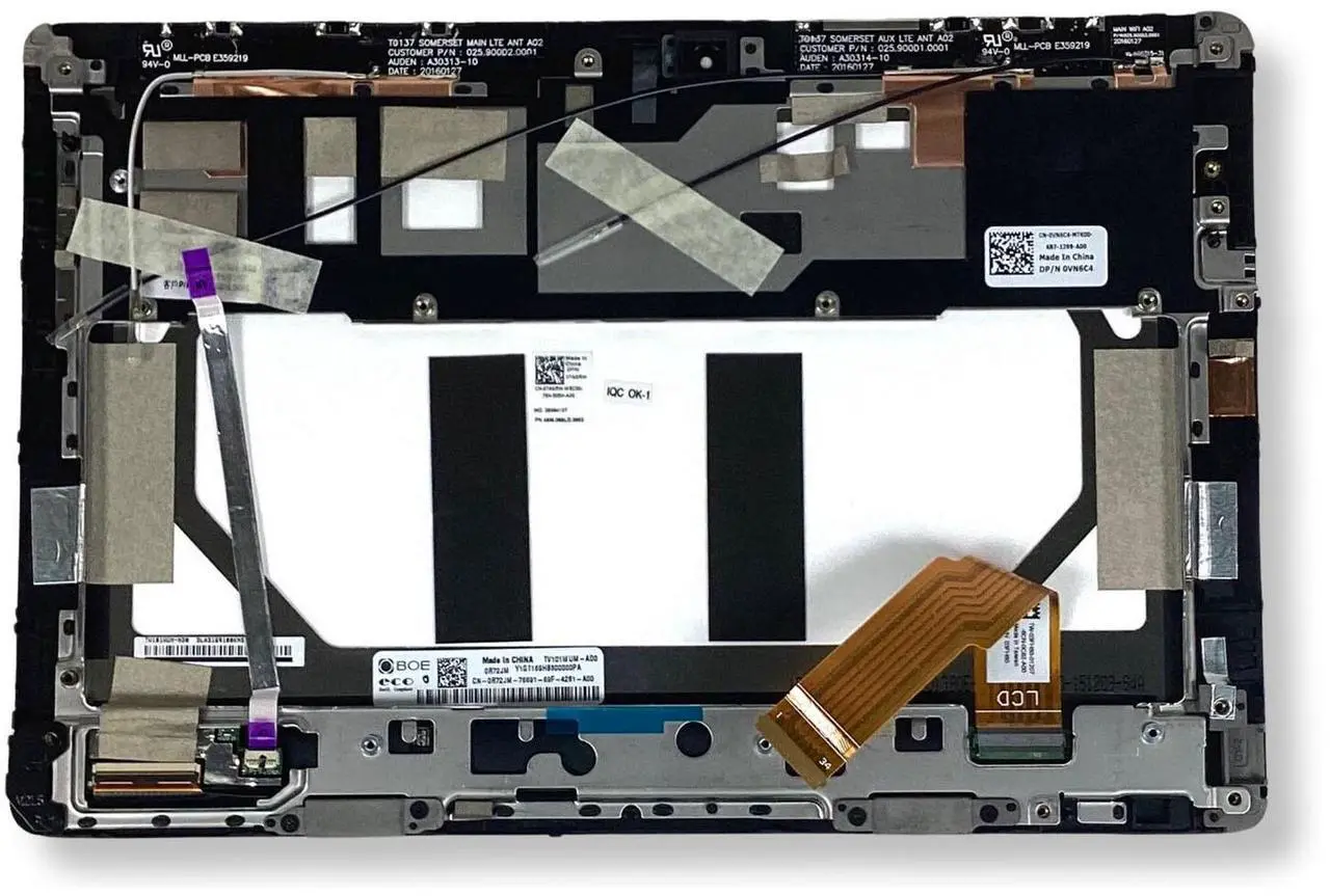 Alt view image 7 of 7 - Dell Venue 10 Pro 5056 Tablet 10.1 Touchscreen LED LCD Screen Assembly T4GRW