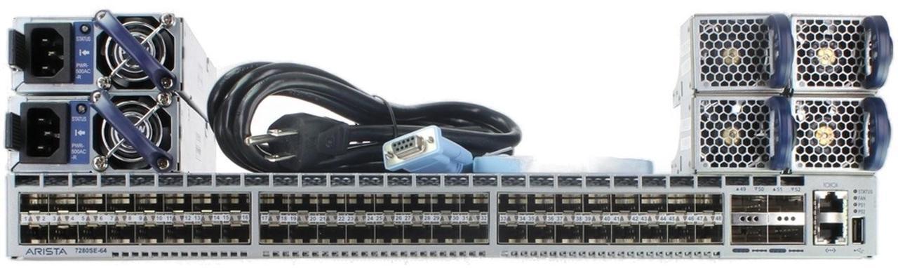Main image of Arista DCS-7280SE-64-R 48P 10GbE SFP+ 4P 40GbE QSFP+ RA Switch