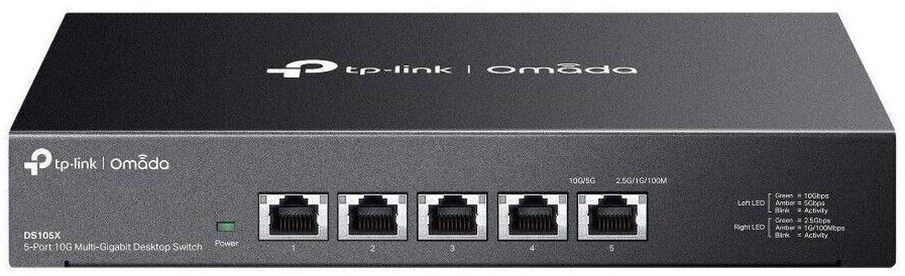 Main image of TP-Link DS105X | Omada 5-Port 10Gbps Gigabit Unmanaged Desktop Switch