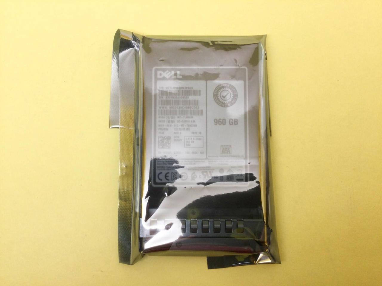 Alt view image 2 of 2 - T2G0Y Dell 960GB SATA 6Gb/s Read Intensive 2.5'' SSD 0T2G0Y MZ-7LM960B w/ Gen14