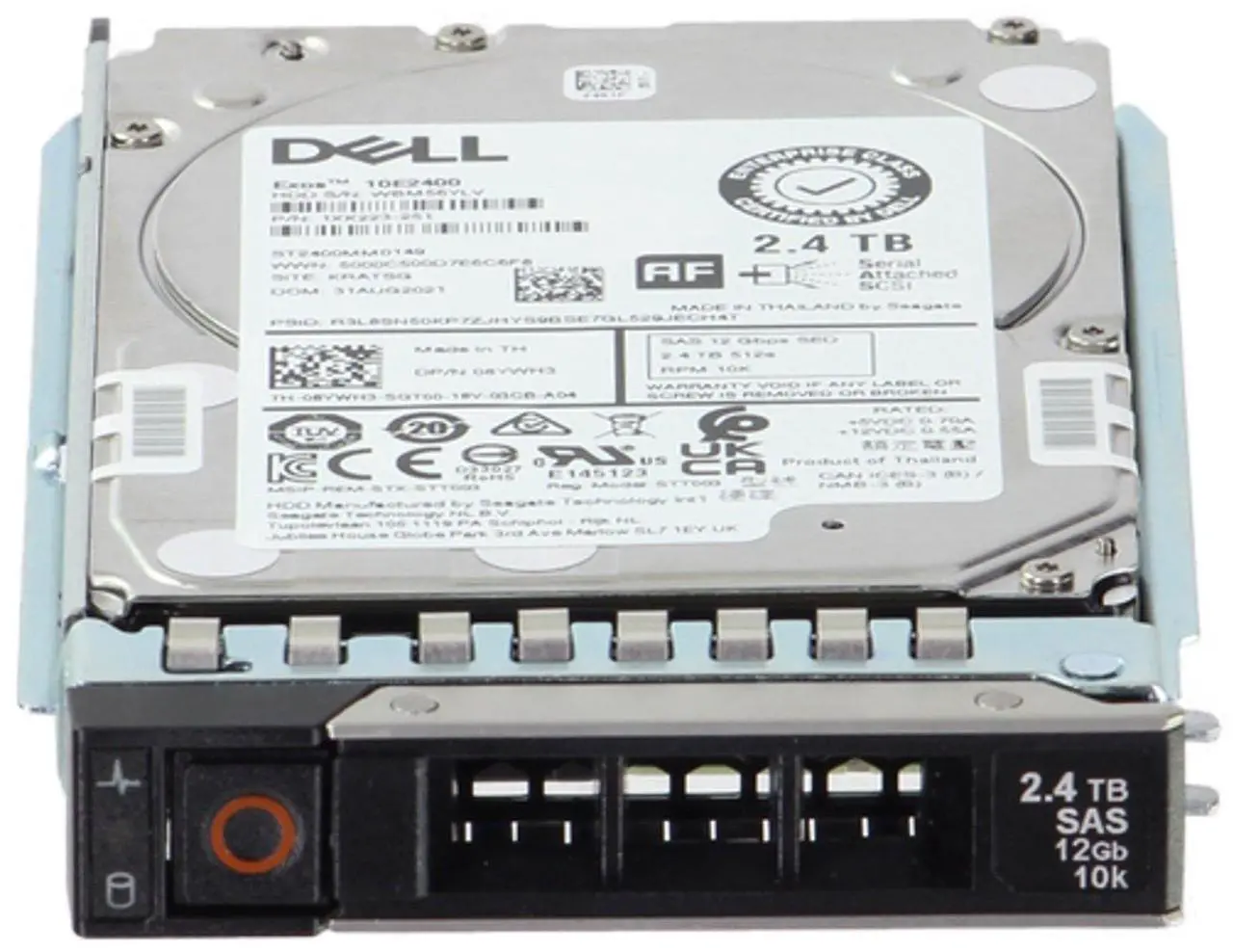 Alt view image 2 of 5 - (NOT FOR HOME PC!) Dell 2.4TB 10K 12Gbps SAS 2.5 HDD SED (400-AVBP) (400-AVBP-OSTK)