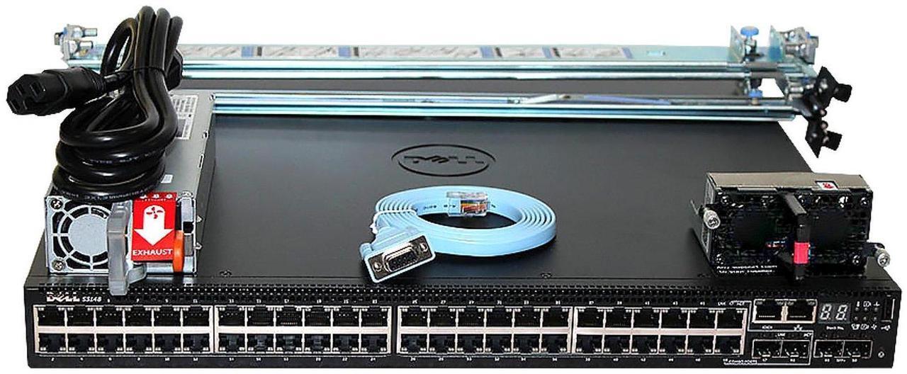 Main image of Dell Networking S3148 48P 1GbE 2P 10GbE SFP+ Switch (Rails)