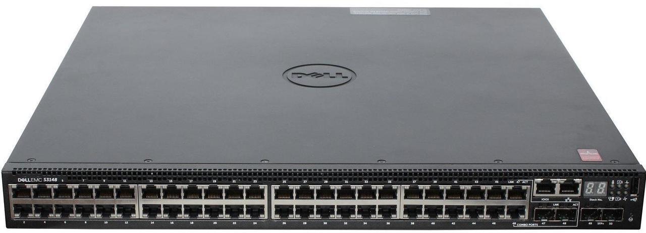 Alt view image 2 of 5 - Dell Networking S3148 48P 1GbE 2P 10GbE SFP+ Switch (Rails)