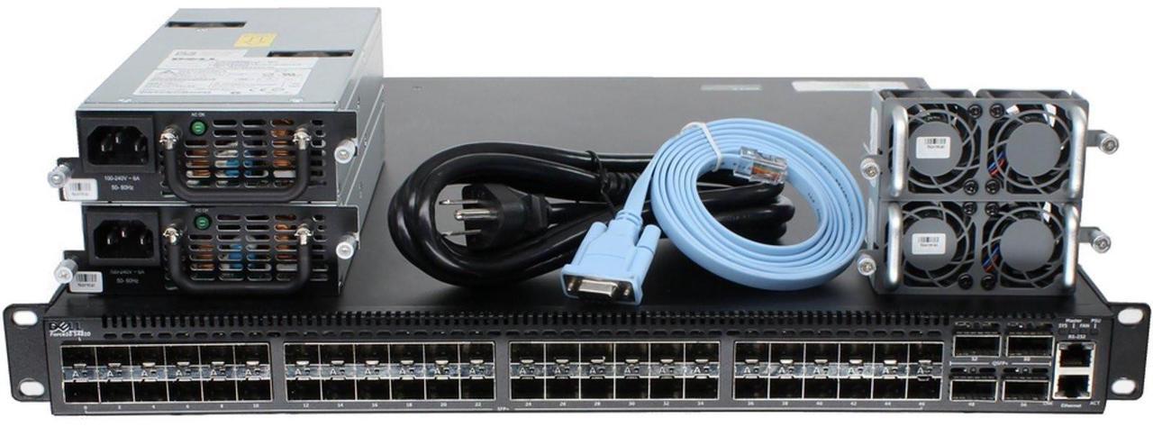 Main image of Dell Networking S4810P 48P 10GbE SFP+ 4P 40GbE QSFP+ Switch