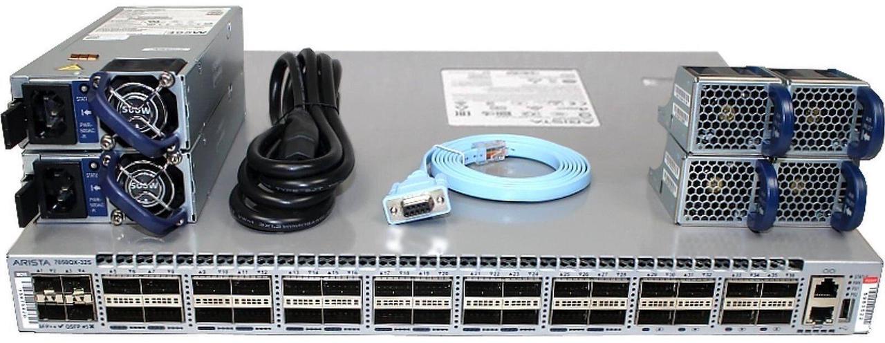 Main image of Arista DCS-7050QX-32S-R 32P 40GbE QSFP+ 4P 10GbE SFP+ RA Switch