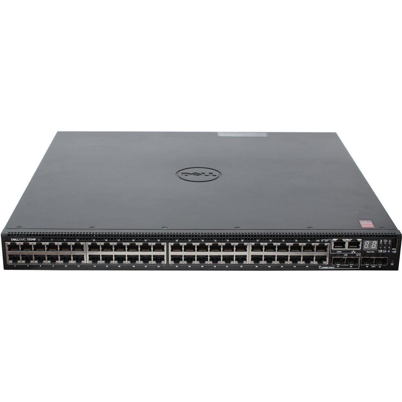 Alt view image 2 of 5 - Dell Networking S3148 48P 1GbE 2P 10GbE SFP+ Switch