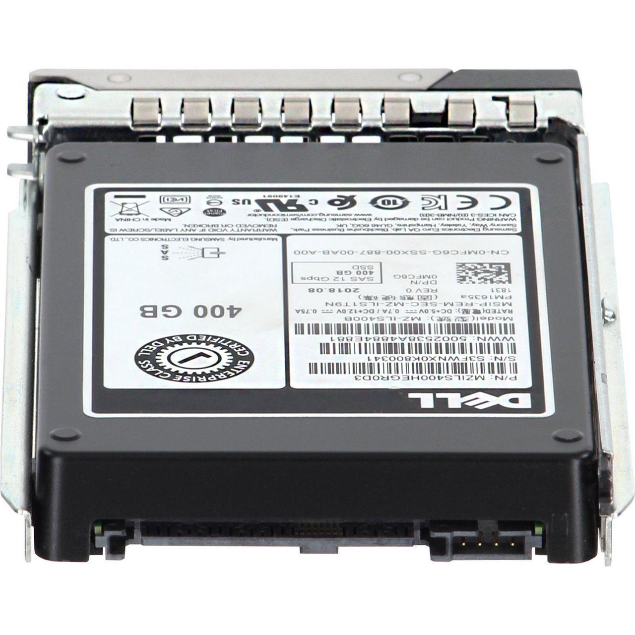 Alt view image 4 of 5 - (NOT FOR HOME PC!) Dell 400GB 12Gbps SAS MU TLC 2.5 SSD PM1635a CPO (MFC6G-CO3)