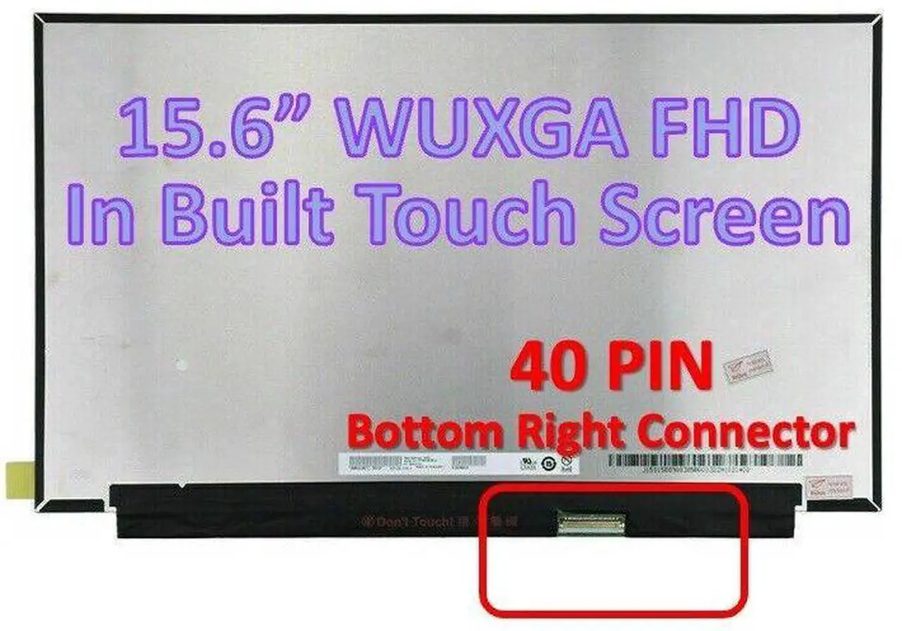 Alt view image 2 of 4 - HP Pavilion 15-CS3153CL 1G131UA 40pin FHD IPS LED LCD Touch Screen L07628-JD1