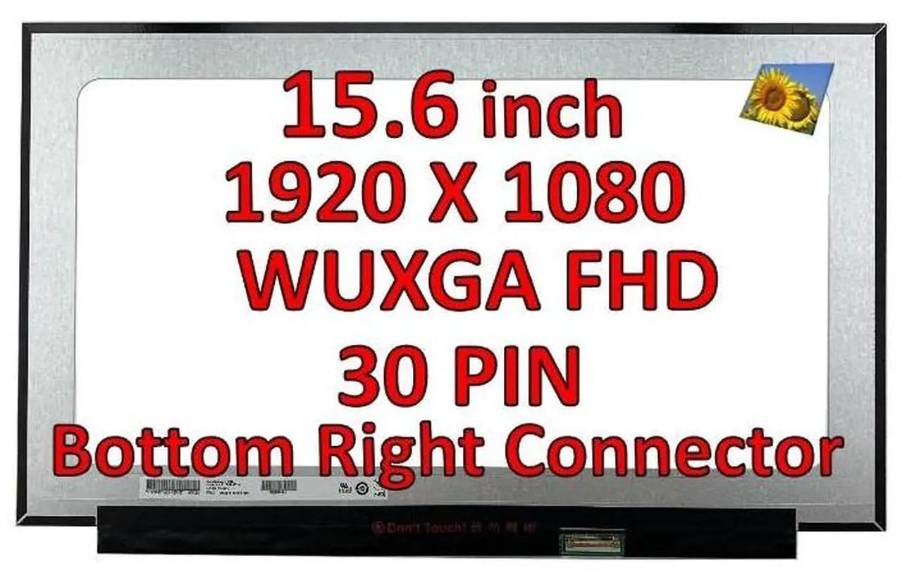 Alt view image 2 of 7 - HP P/N M40932-001 15.6" LCD Screen HD Matte Non-Touch Display 15-ef2033dx