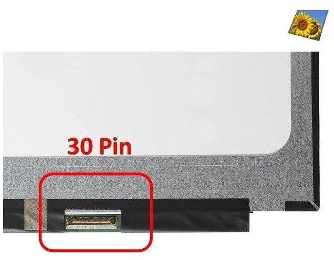 Alt view image 3 of 7 - HP P/N M40932-001 15.6" LCD Screen HD Matte Non-Touch Display 15-ef2033dx