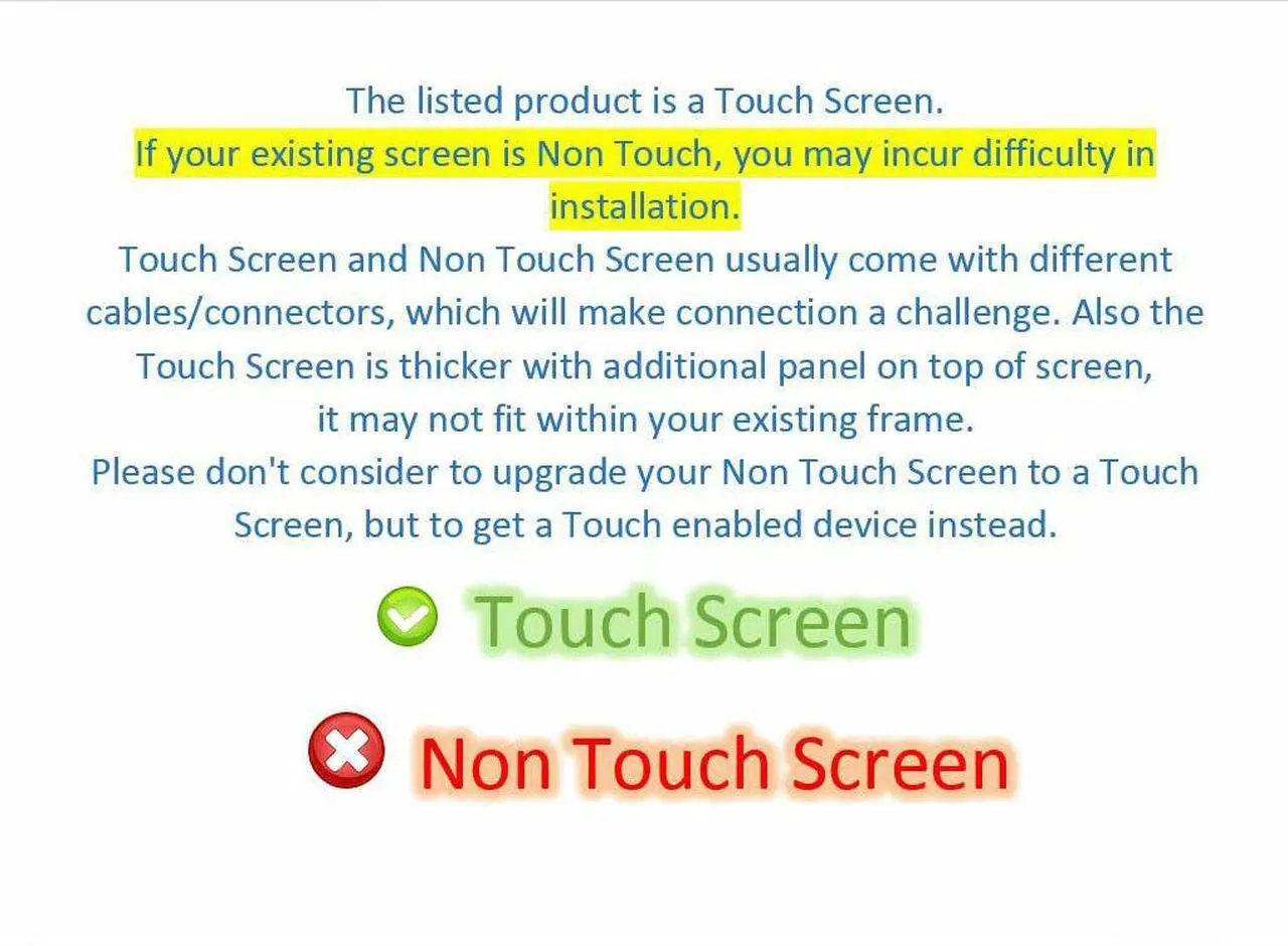 Alt view image 7 of 7 - L25330-001 B156XTK02.0 HP LCD 15.6" Touch HD LED 15-CS0051WM 15-cs0072wm Screen